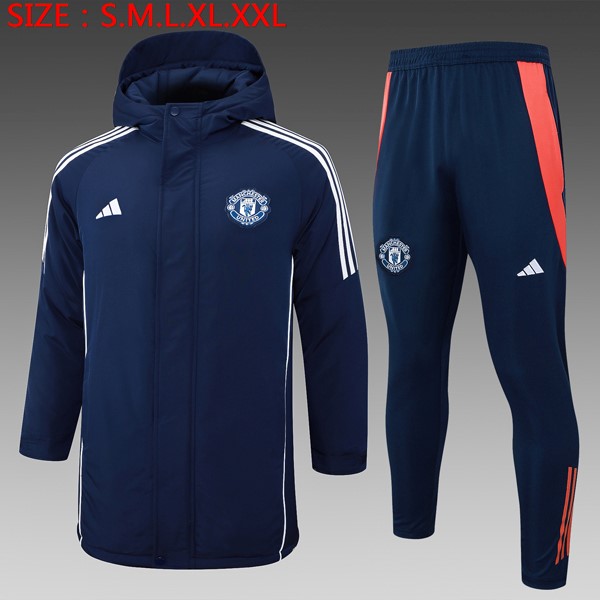 Abrigo Manchester United Conjunto Completo 2024 2025 Azul